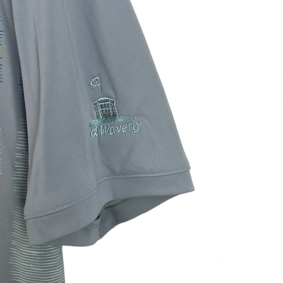 PO687 Mens Adidas Clima Cool Performance Golf Polo Shirt M - Picture 4 of 6